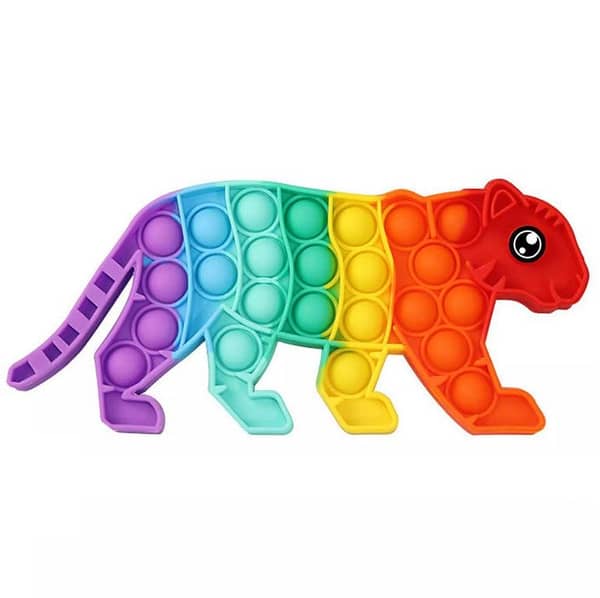 Tiger Pop It Fidget Toy – Bubble Squeeze Sensory Experience