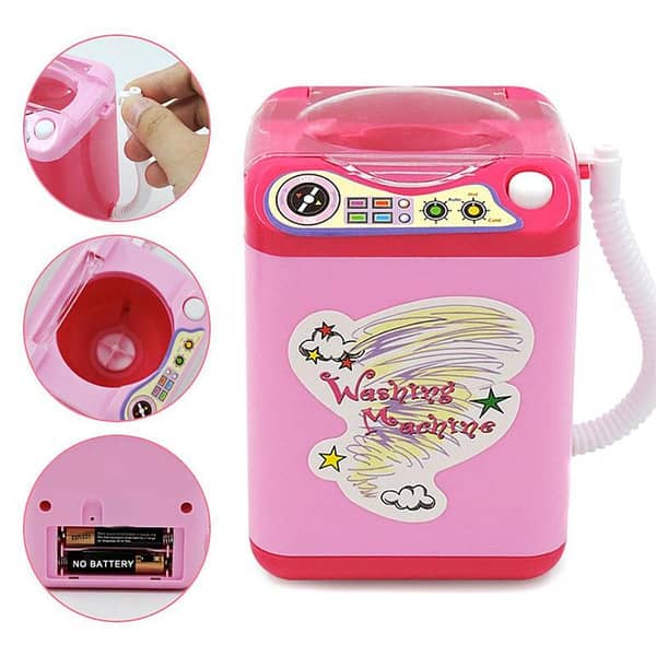 Mini Simulation Washing machine Children Kids Pretend Play