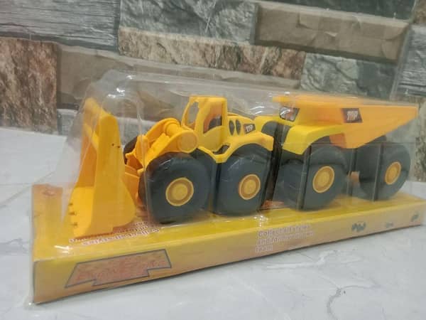 2-Piece Construction Toy Truck Set