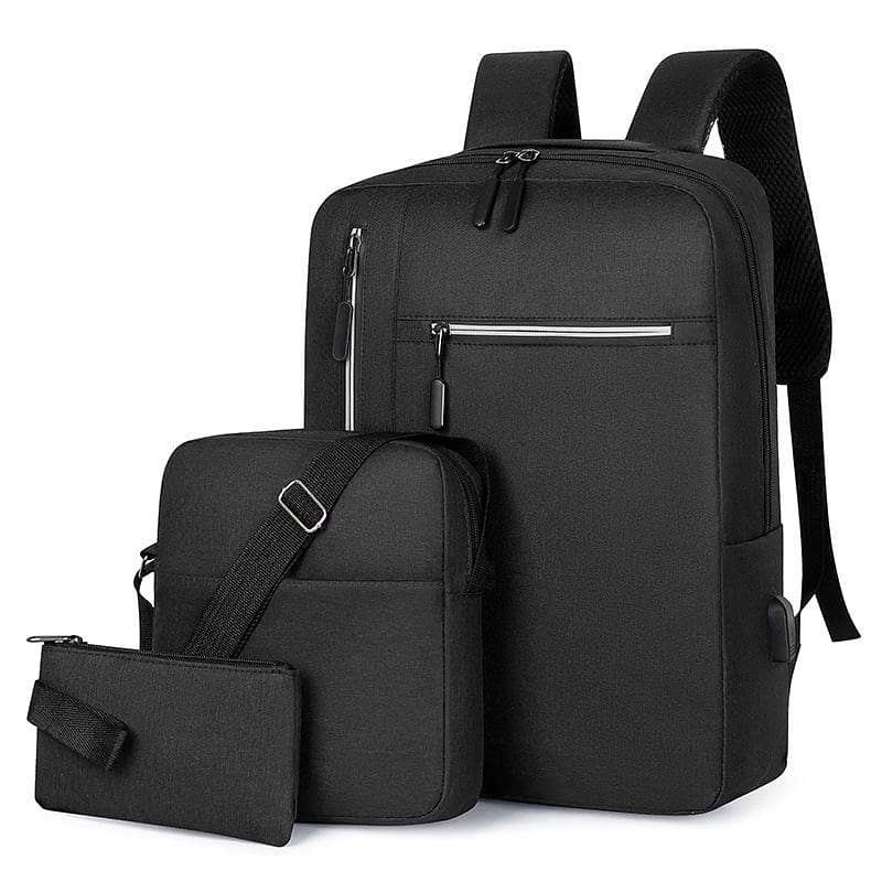 3pc Backpack Lightweight Computer Backpack For students 4