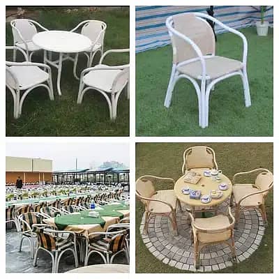 Outdoor Sofa Set - Cafe Table & Chair - Outdoor Furniture - UPVC Chair