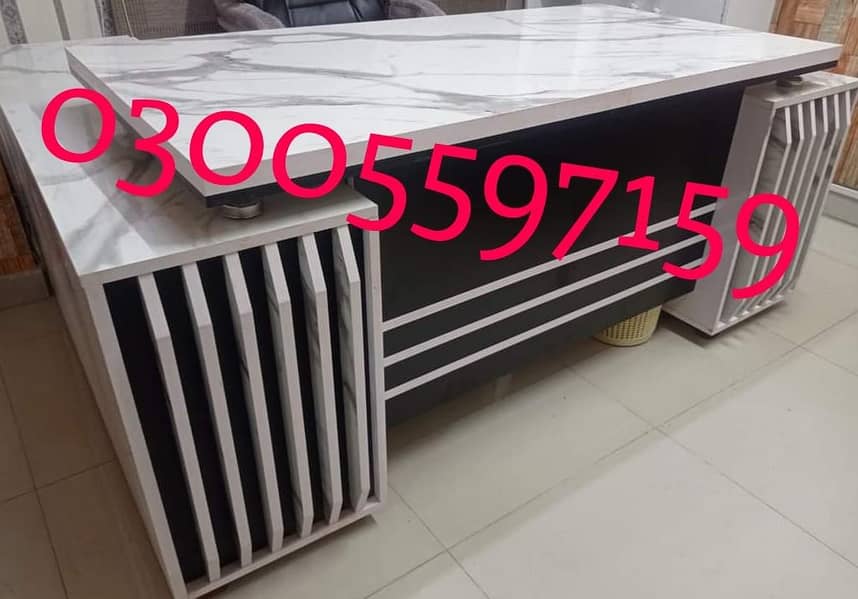 Office table side rack, counter desk, study computer table chair sofa, 6