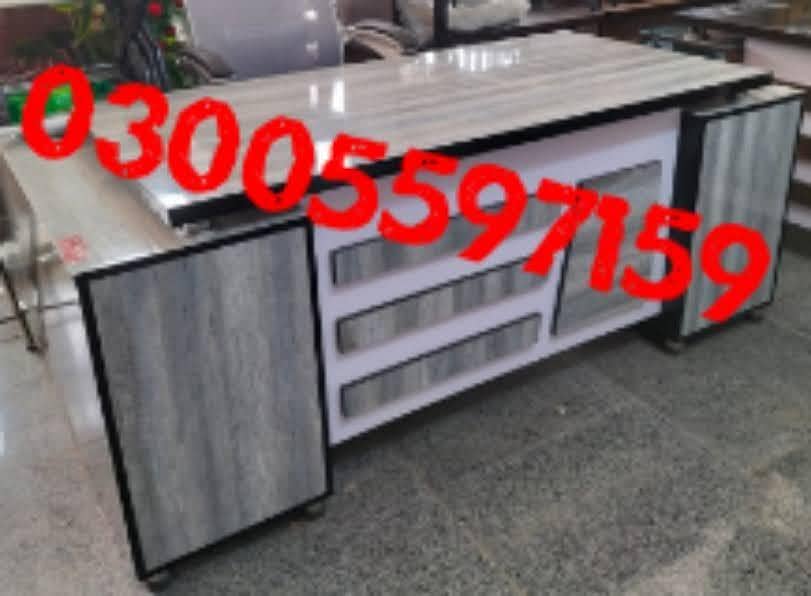 Office table side rack, counter desk, study computer table chair sofa, 2