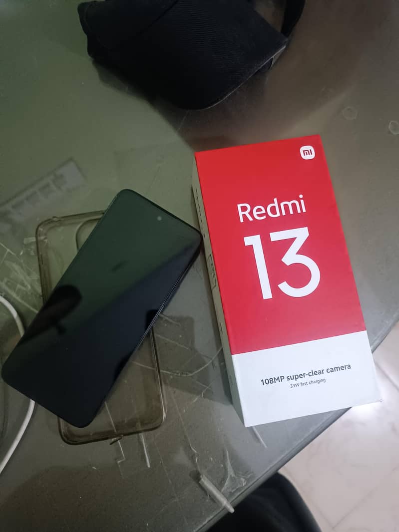 Redmi 13 8+8/128 with box warranty upto feb-2026 2