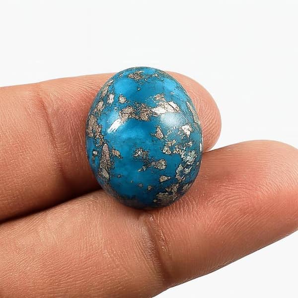 Premium Natural Irani Feroza (Turquoise) Gemstone  | 100% Original Certified  | Healing Crystal for Men & Women | Blue Stone for Ring  Pendant  | Best Price Online  | Trending Jewelry Gift  | Imported from Iran