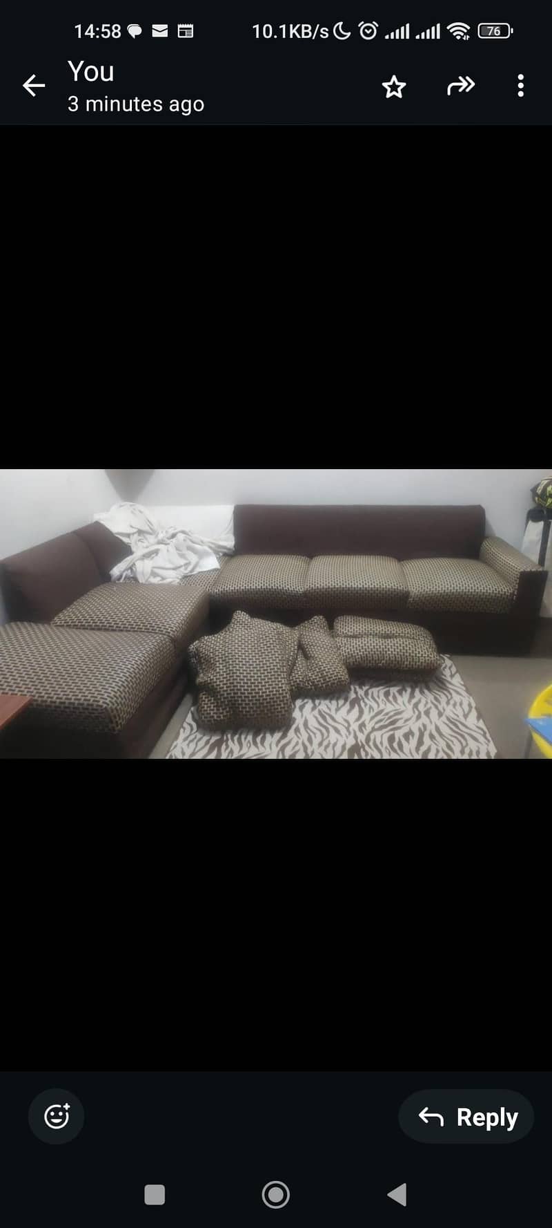 L shape sofa 1