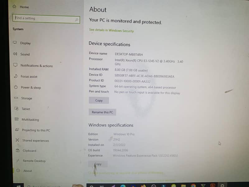 HP Z220 Workstation Desktop PC  + HP Elite Display E202  LCD - 10/10 2