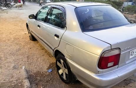 Suzuki Baleno 2002 silver color