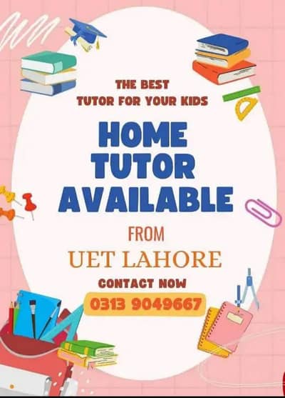 Home tutor available