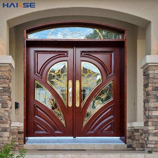 Solid Wood Door-Semi Solid-Engineering-Malaysian Panel /Ash/Fiber Door 9