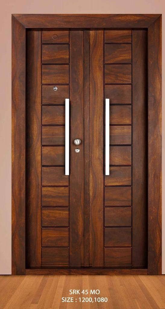 Solid Wood Door-Semi Solid-Engineering-Malaysian Panel /Ash/Fiber Door 12