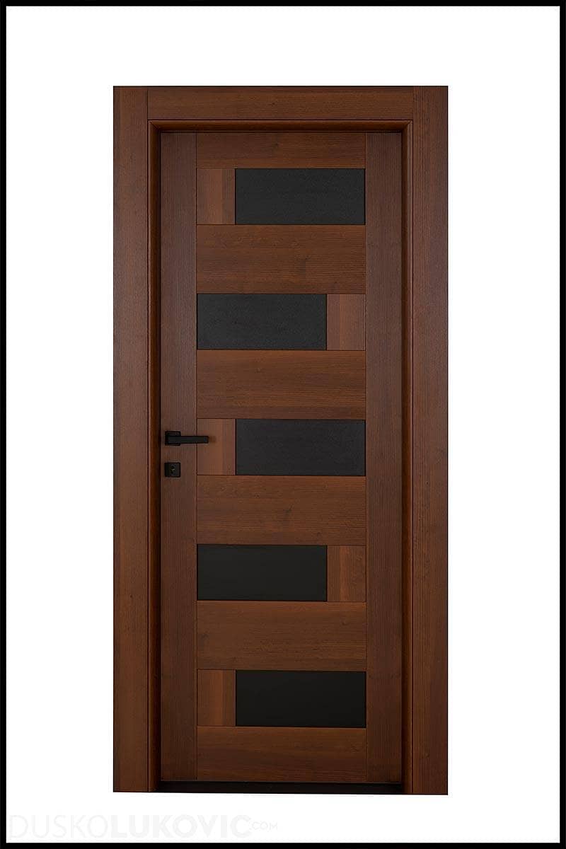 Solid Wood Door-Semi Solid-Engineering-Malaysian Panel /Ash/Fiber Door 14