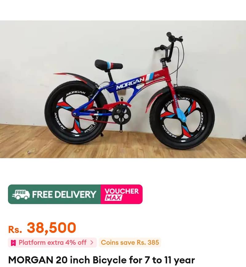 MORGAN BICYCLE IN ALMOST NEW CONDITION!! 1