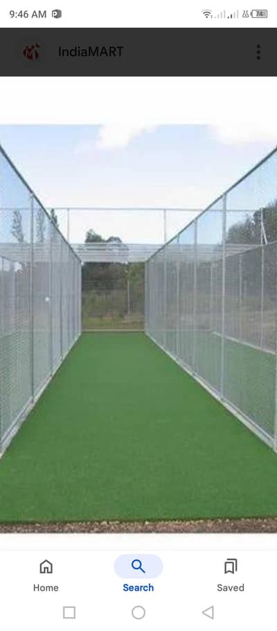 Cricket net/padel court /tennis court setup