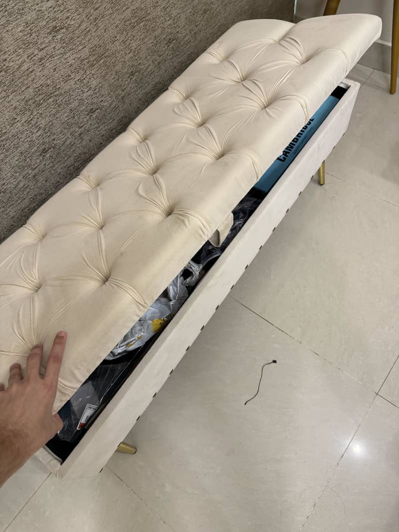 Settee sofa with storage 3