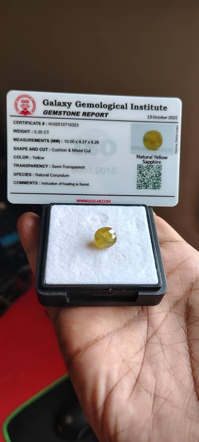 Sri Lankan Neelam sapphire pukhraj پکھراج