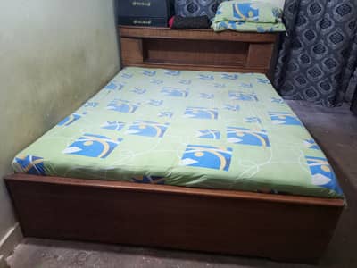 Double bed Storage bed with Mattress