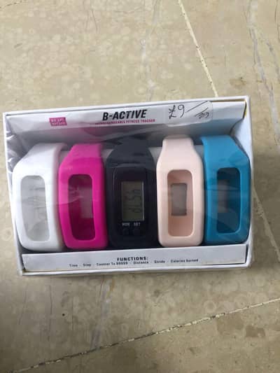 branded new b active wrist bands with straps