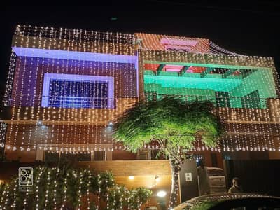 Lighting decorations, anniversary decor, Event planners, mehndi decor