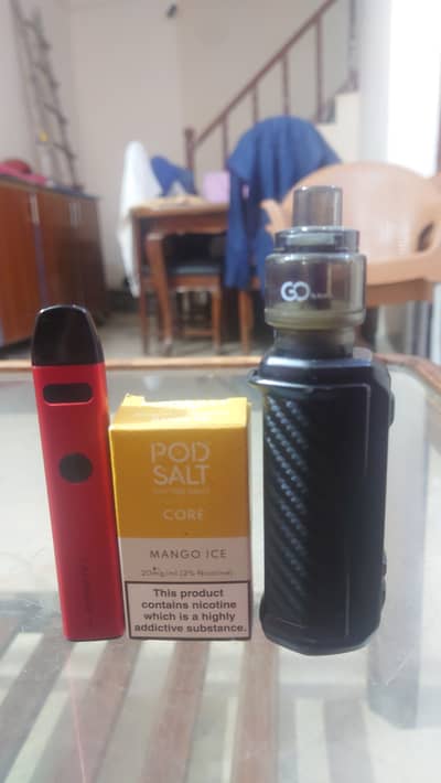Pack Of 3 Vape , Pod and flavour