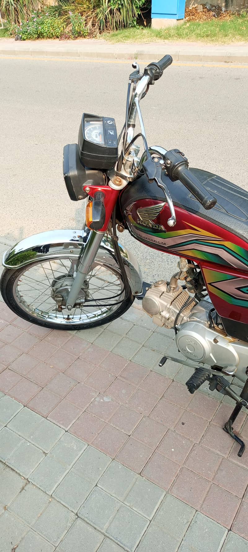 Honda CD 70 Red Color - Standard - 1107861910