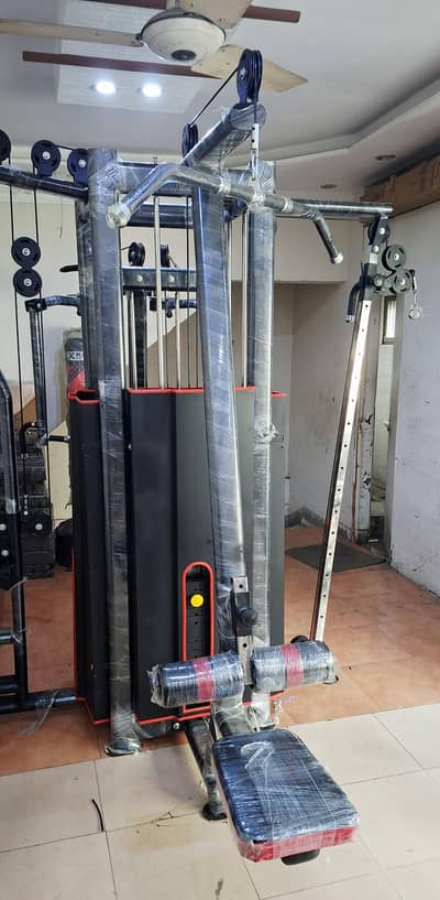 4 Station Machine | Functional Trainer | Leg press |Smith Machine
