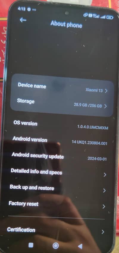xiomi 13