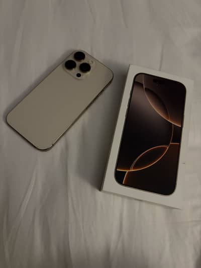 IPHONE 16pro PTA APPROVED GOLD