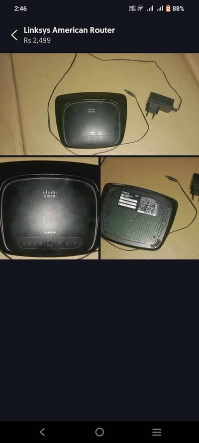 American Linksys router