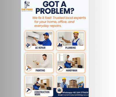 Home & Office Repairs – AC, Plumbing, Electrical & More
