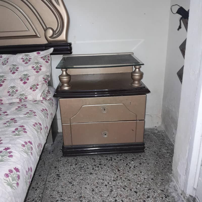 solid wood designer bed set 1