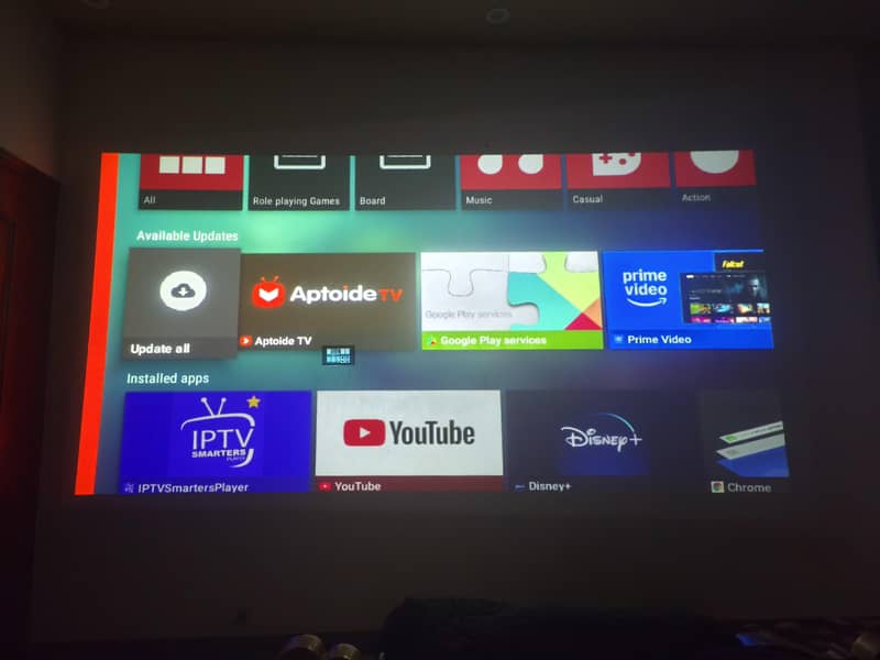 کورین کمپنی کا منی چارج ایبل زبردست پروجیکٹر   Minix  Mini projector 3