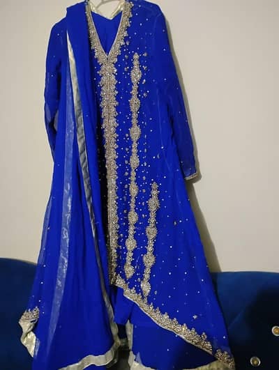 beautiful 3 piece embroidered dress