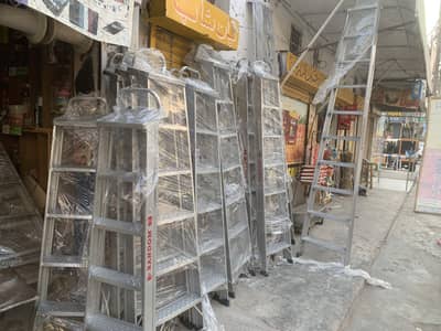 Foldable Ladder 3ft 4ft 5ft 6ft 7ft 8ft 10ft 12ft 14ft tak size Lahore