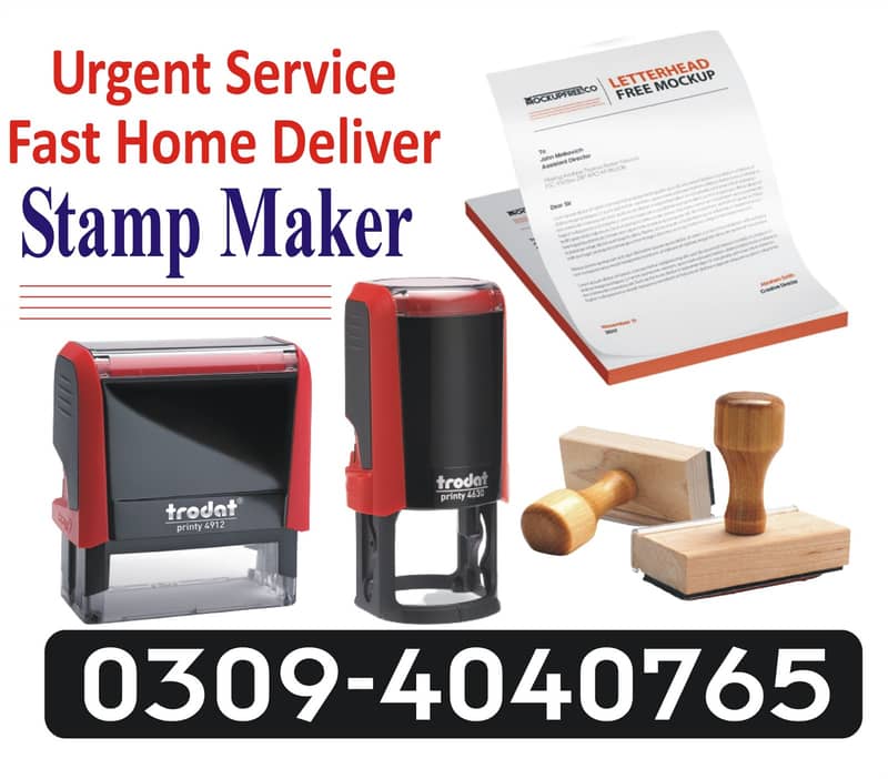 Paper Embossed Stamp Maker Letterhead Printing Rubber Stamp Making ...