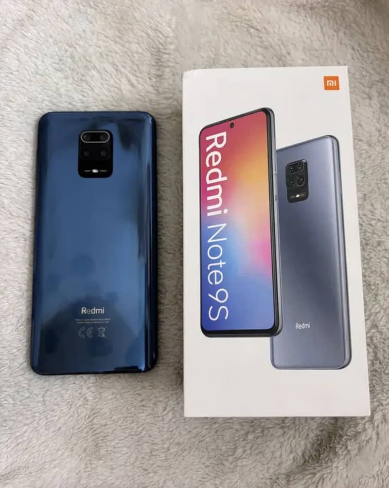 Redmi Note 9s Complete Box - Mobile Phones - 1107924811