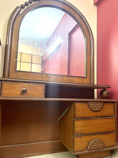 Double Bed and Dressing table