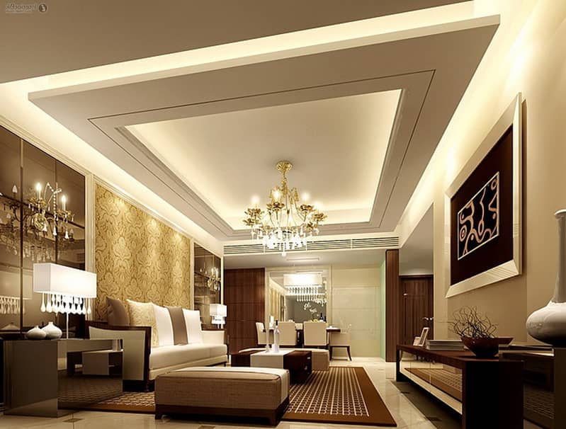 Gypsum Ceiling - 2x2 False Ceiling - False Ceiling - Pop Ceiling 10