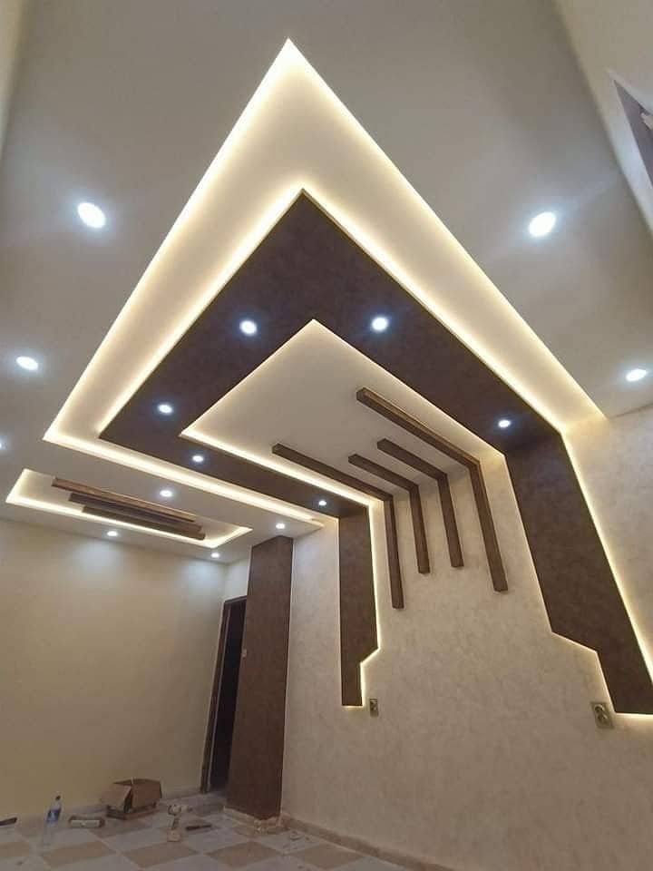 Gypsum Ceiling - 2x2 False Ceiling - False Ceiling - Pop Ceiling 0