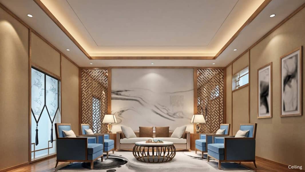 Gypsum Ceiling - 2x2 False Ceiling - False Ceiling - Pop Ceiling 4
