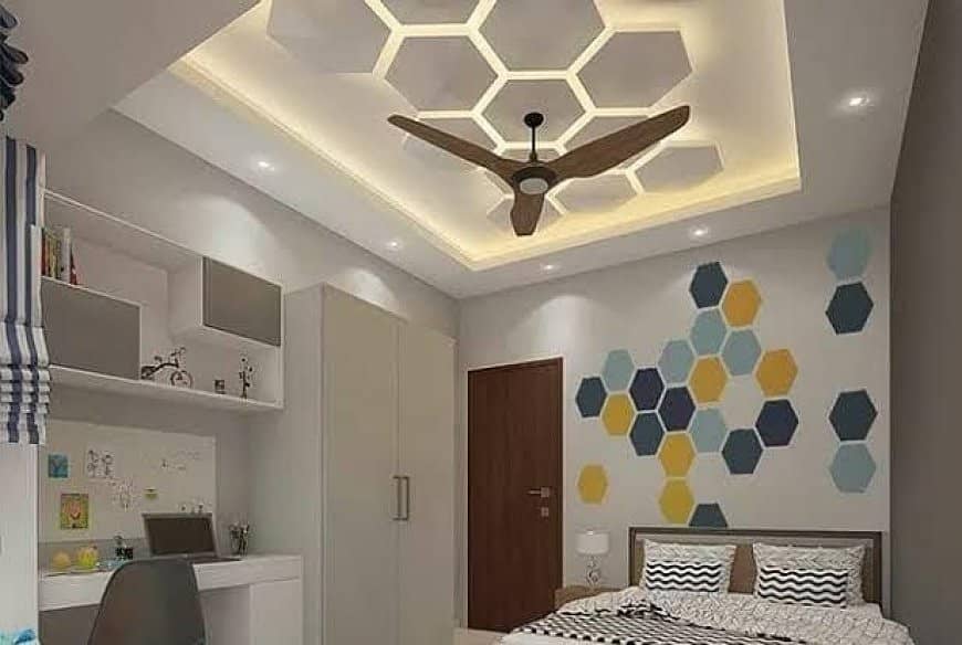Gypsum Ceiling - 2x2 False Ceiling - False Ceiling - Pop Ceiling 7