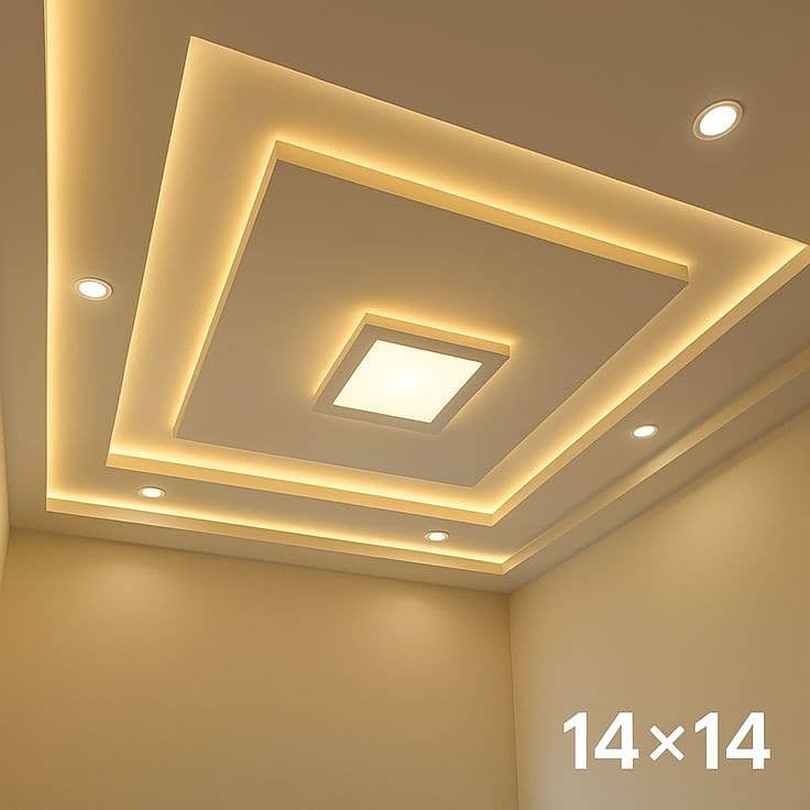 Gypsum Ceiling - 2x2 False Ceiling - False Ceiling - Pop Ceiling 12