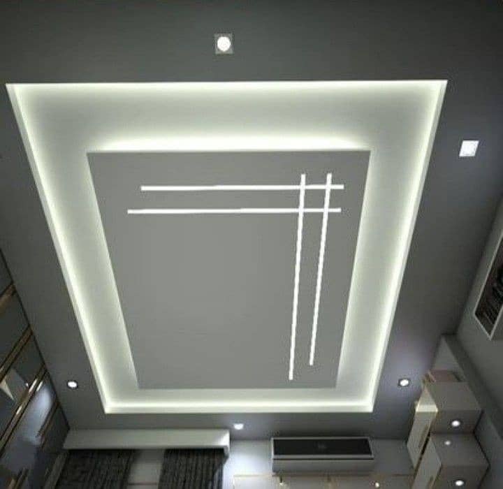 Gypsum Ceiling - 2x2 False Ceiling - False Ceiling - Pop Ceiling 14