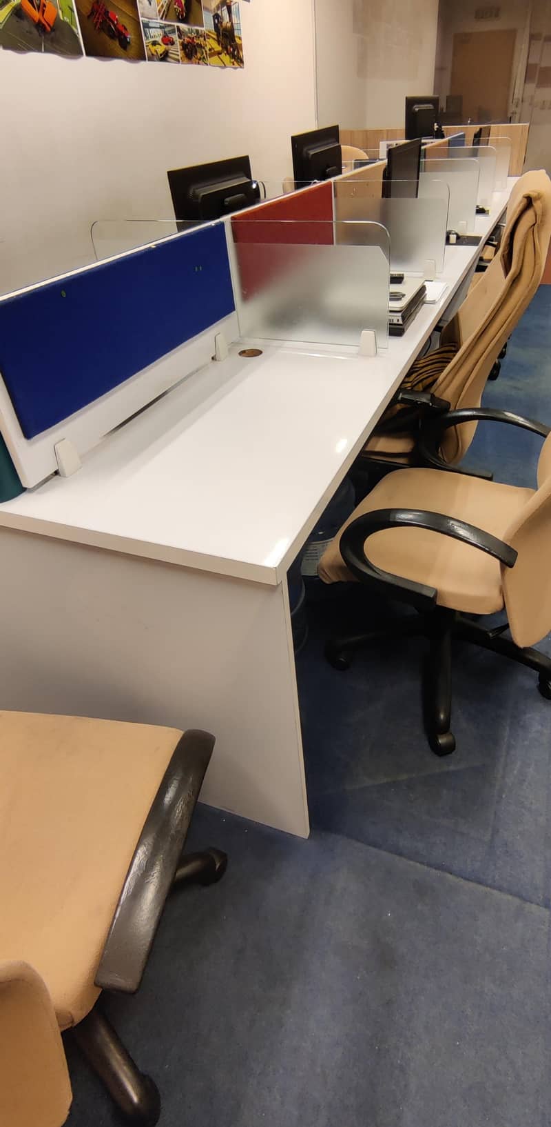 Workstation 8x3 Table for 6 Persons Total 2 Tables ( 2 Parts) Each 8x3 0