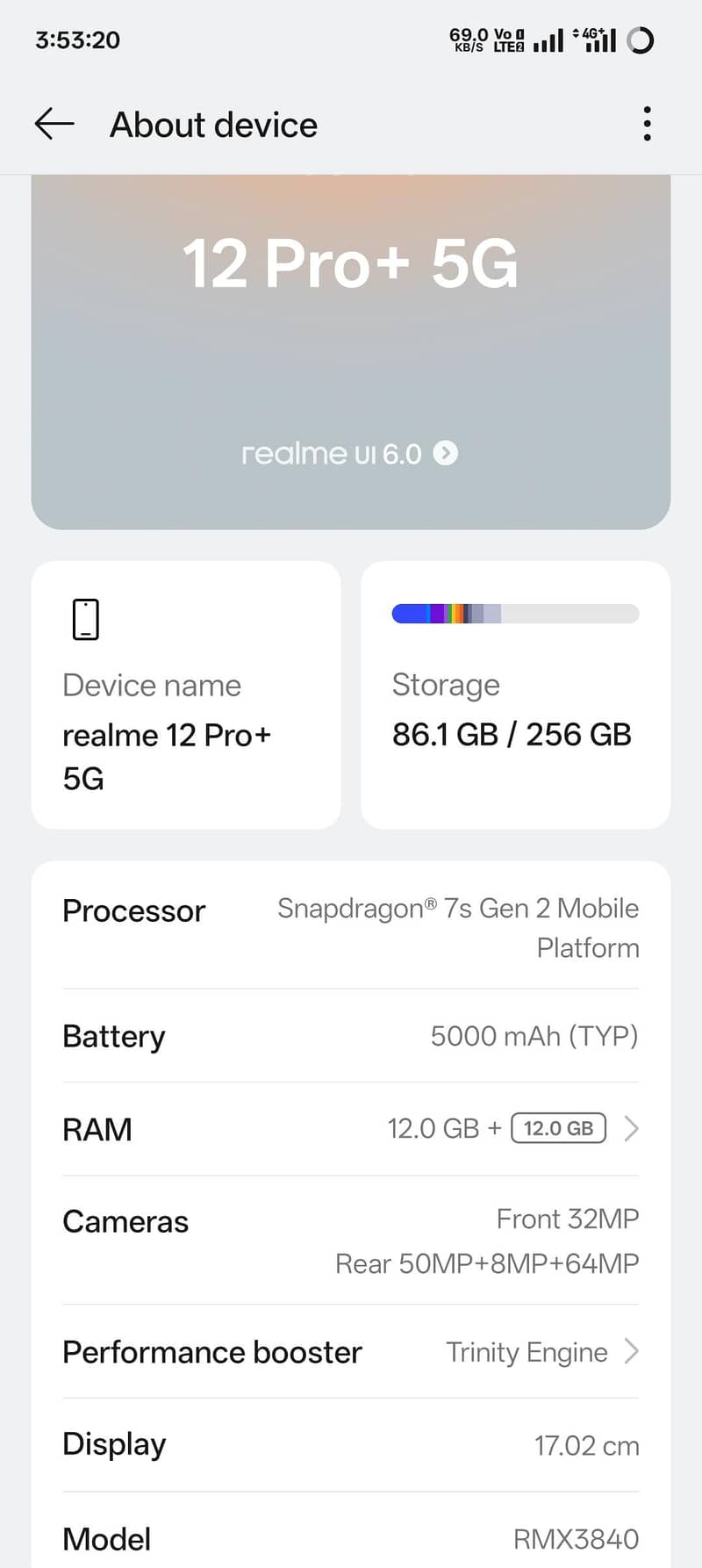realme 12pro. pull 3