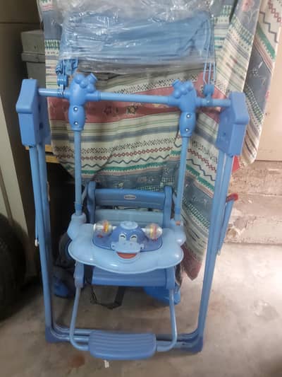 Beautiful Blue Swing For Kids