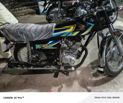 honda 125 black brand new