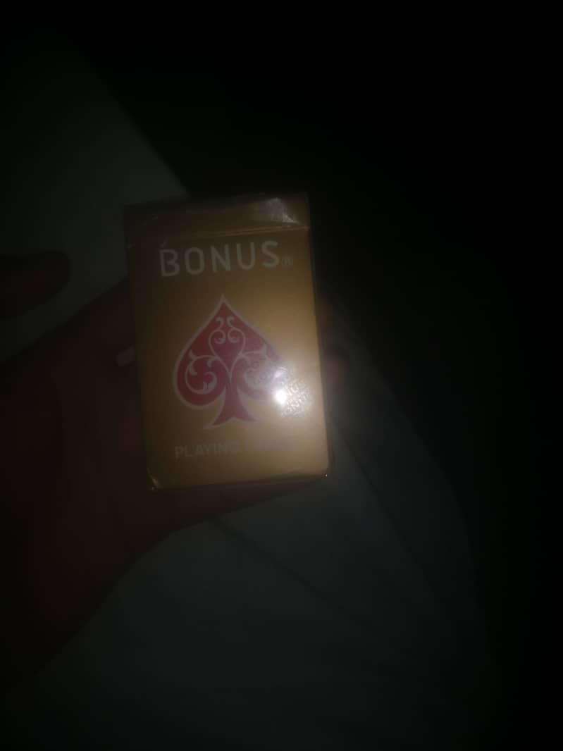 Bonus playing cards 0