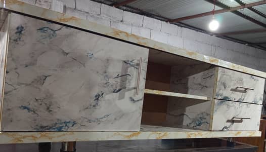 Modern Console Table / TV Stand – Laminated Plywood Design