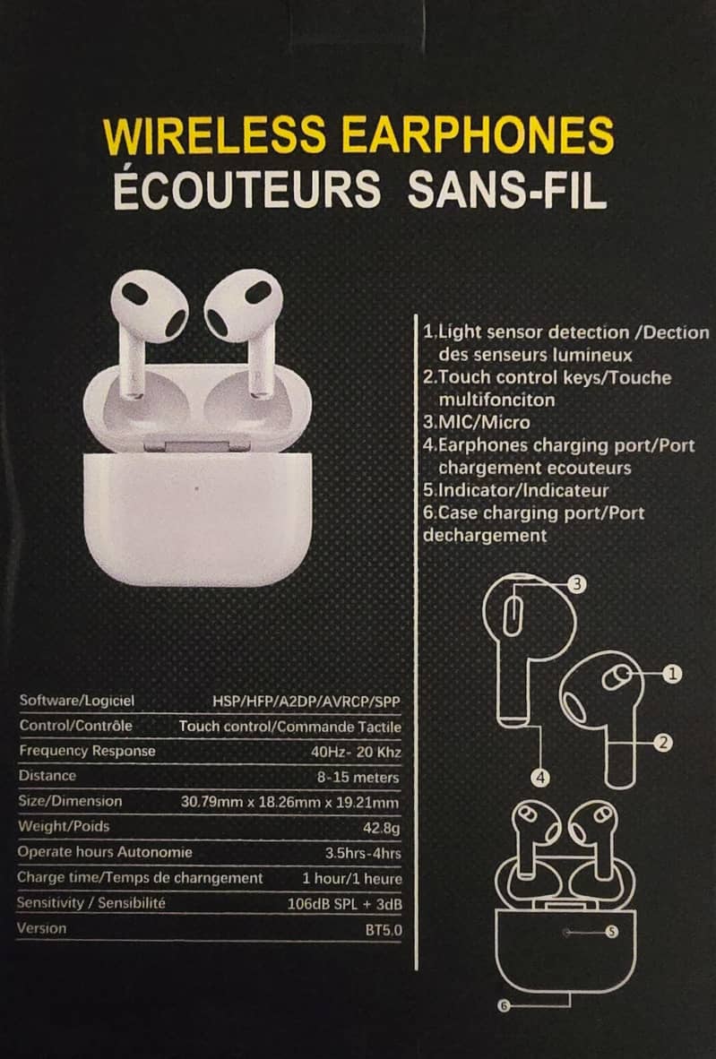 Wireless bluetooth earbuds 1